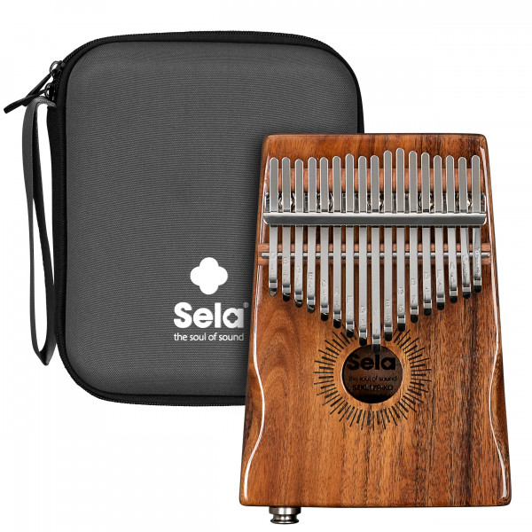 Sela Kalimba 17 Koa mit Tonabnehmer