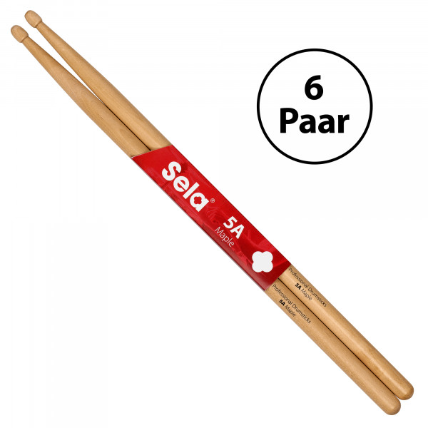 Professional Drumsticks 5A Maple (6 Paar)