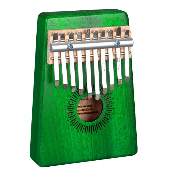 Sela Kalimba Mahagoni 10 Grün