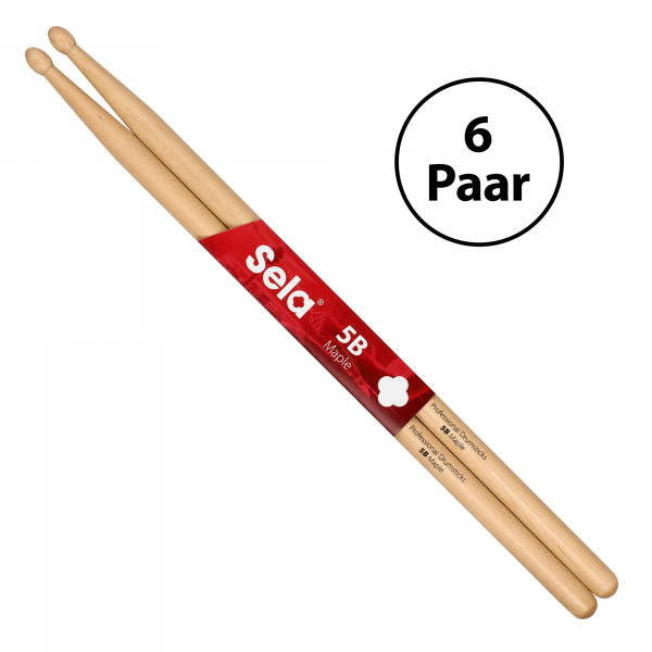 Professional Drumsticks 5B Maple (6 Paar)