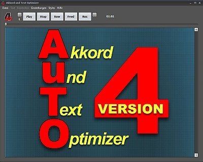 Akkord und Text Optimizer 4