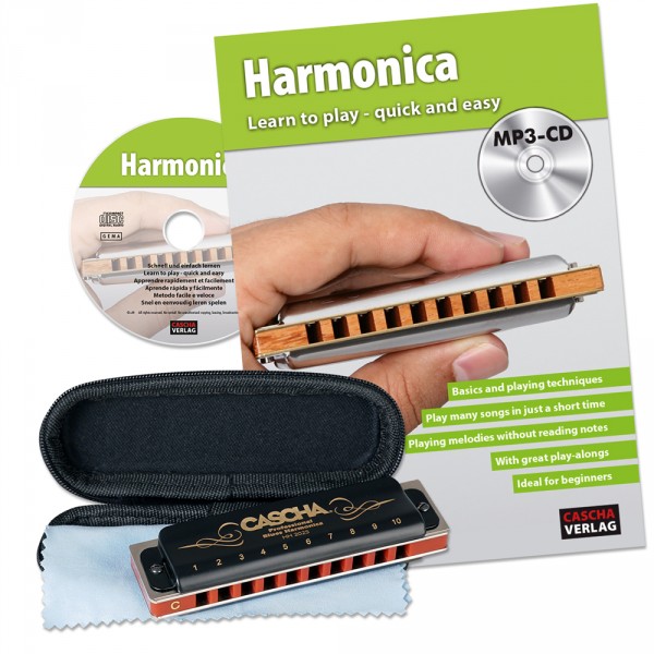 Professional Blues Harmonica Set