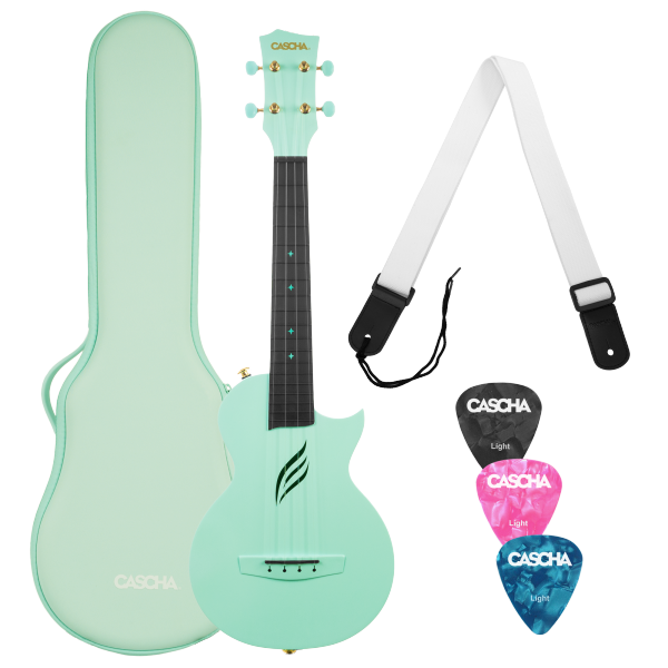 Ukulele Carbon Fibre Mint Set