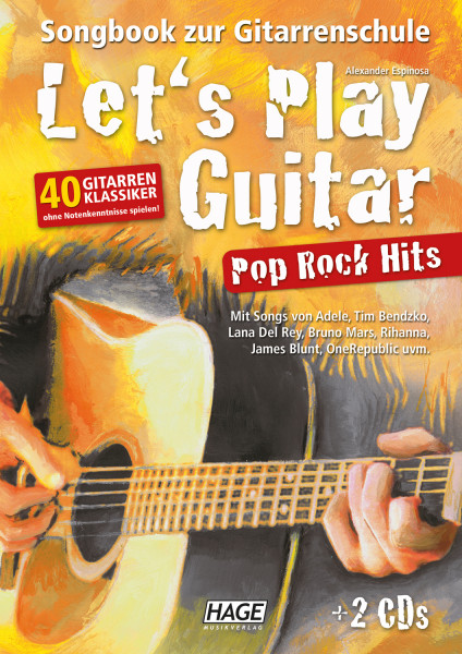 Let's Play Guitar Pop Rock Hits (mit 2 CDs)
