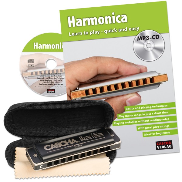 Master Edition Blues Harmonica Set