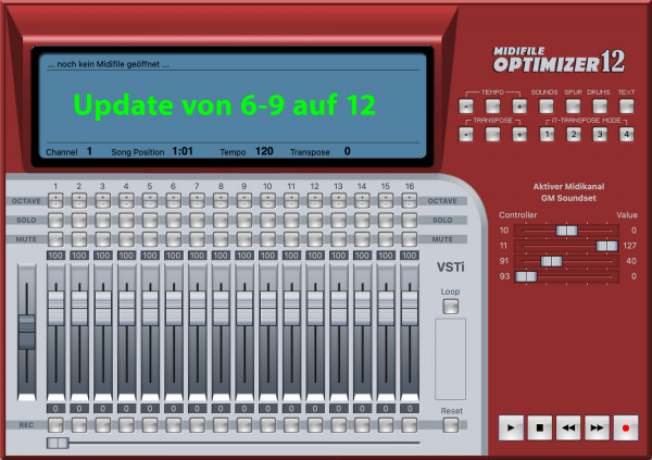 Midifile Optimizer 12 (Update von Optimizer 6, 7, 8 oder 9)