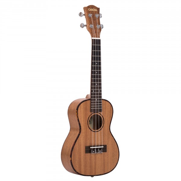 Cascha Premium Mahagoni Konzert Ukulele Bundle Cascha
