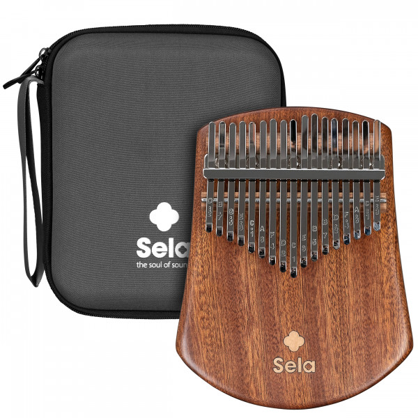 Sela Kalimba 17 Solid Sapelli