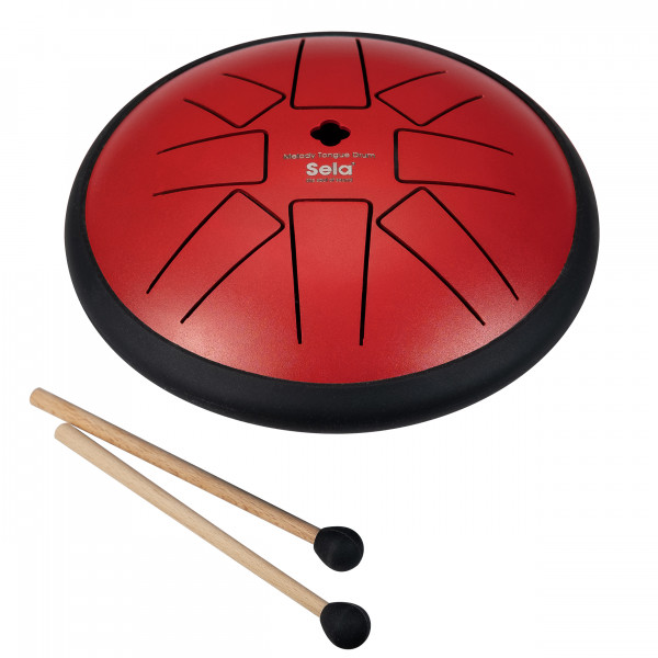 Melody Tongue Drum 6“ F Minor Pentatonic Red