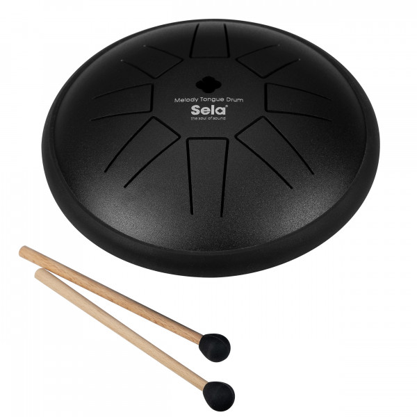 Melody Tongue Drum 6“ C Major Black